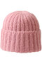 ニットキャップ アルアバイル/allureville ライトピンク