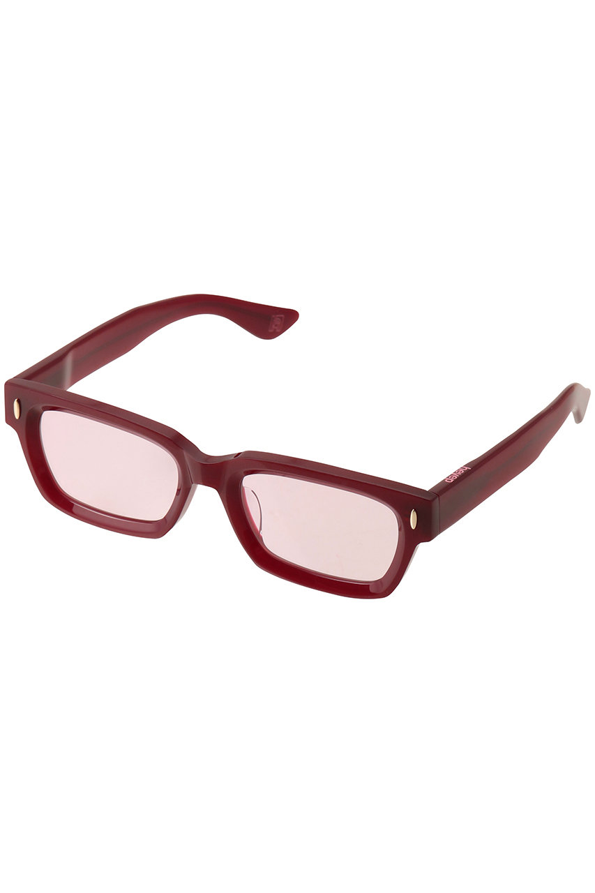 アルアバイル/allurevilleの【HEYEP】 CHUNKY SQUARE EYEWEAR(レッド系/22252259090-95-770)