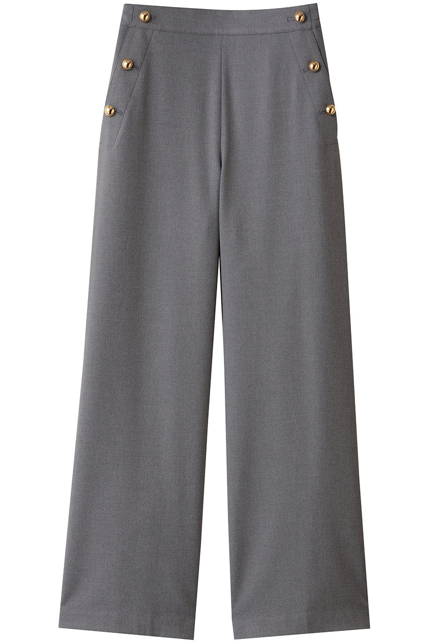 アルアバイル/allurevilleのTR裏起毛マリンパンツ(グレー/20252012190-21-010)