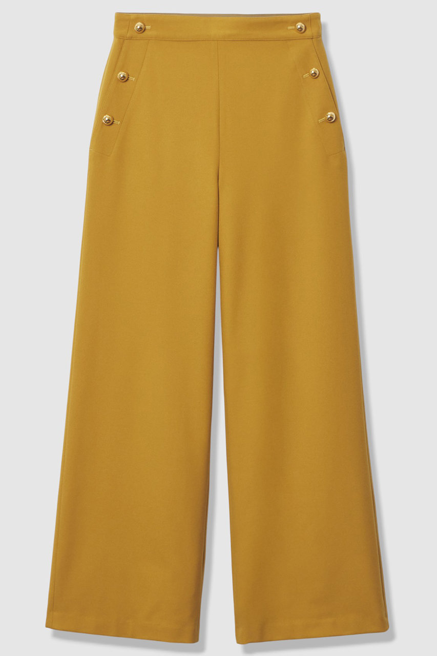 アルアバイル/allurevilleのTR裏起毛マリンパンツ(イエロー/20252012190-21-010)