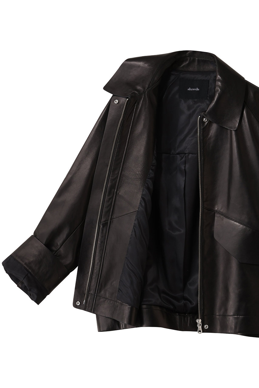 allureville(アルアバイル)｜別注ラムレザーBO/ブラック の通販