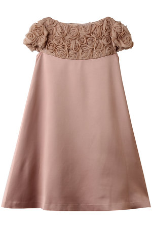 アルアバイル/allurevilleの【Loulou Willoughby】チュールローズワンピース(110500/110503)