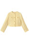 ブークレーノーカラージャケット アルアバイル/allureville イエロー
