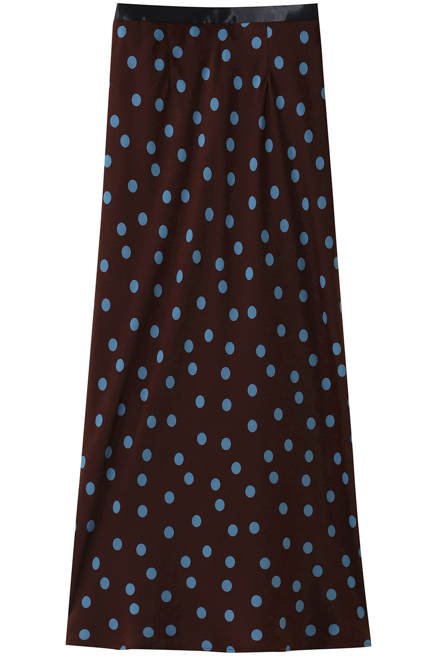 アルアバイル/allurevilleのコインドットナロースカート(ブラウン系/20252011820-98-020)