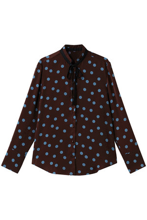 アルアバイル/allurevilleのコインドットナロータイブラウス(110400/110403)