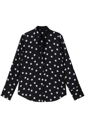 アルアバイル/allurevilleのコインドットナロータイブラウス(110400/110403)