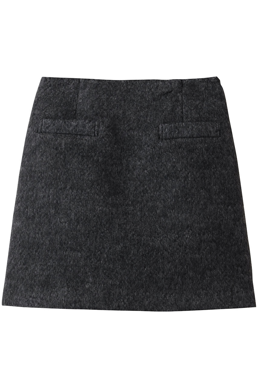 アルアバイル/allurevilleのモヘヤシャギーミニスカート A(チャコールグレー/20252011840-02-020)