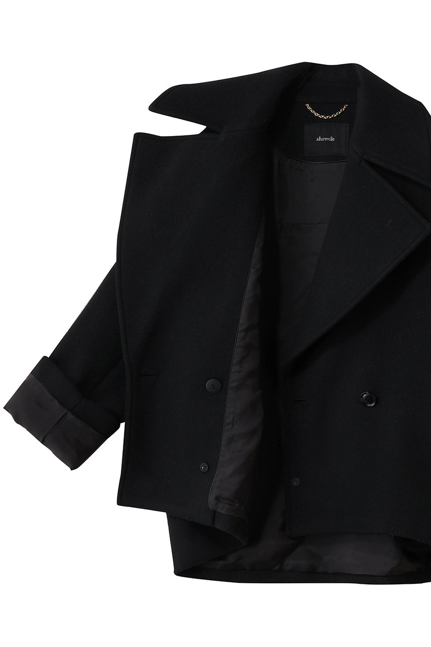 allureville(アルアバイル)｜メルトンコクーンミドルコート/グレージュ