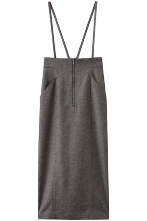 アルアバイル/allurevilleのシックツィードツイルサロペスカート(110700/110702)