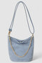 スエードチェーン2WAYショルダー アルアバイル/allureville ライトブルー