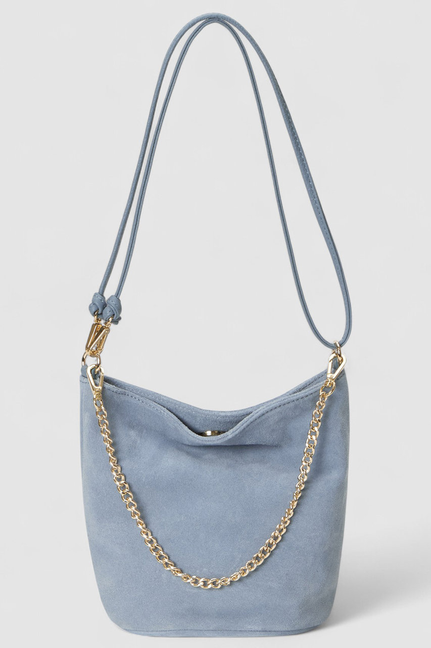 allureville スエードチェーン2WAYショルダー (ライトブルー, F) アルアバイル ELLE SHOP allureville スエードチェーン2WAYショルダー (ライトブルー, F) アルアバイル ELLE SHOP