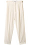 【LOULOU WILLOUGHBY】ハイバックテーパードパンツ アルアバイル/allureville オフホワイト