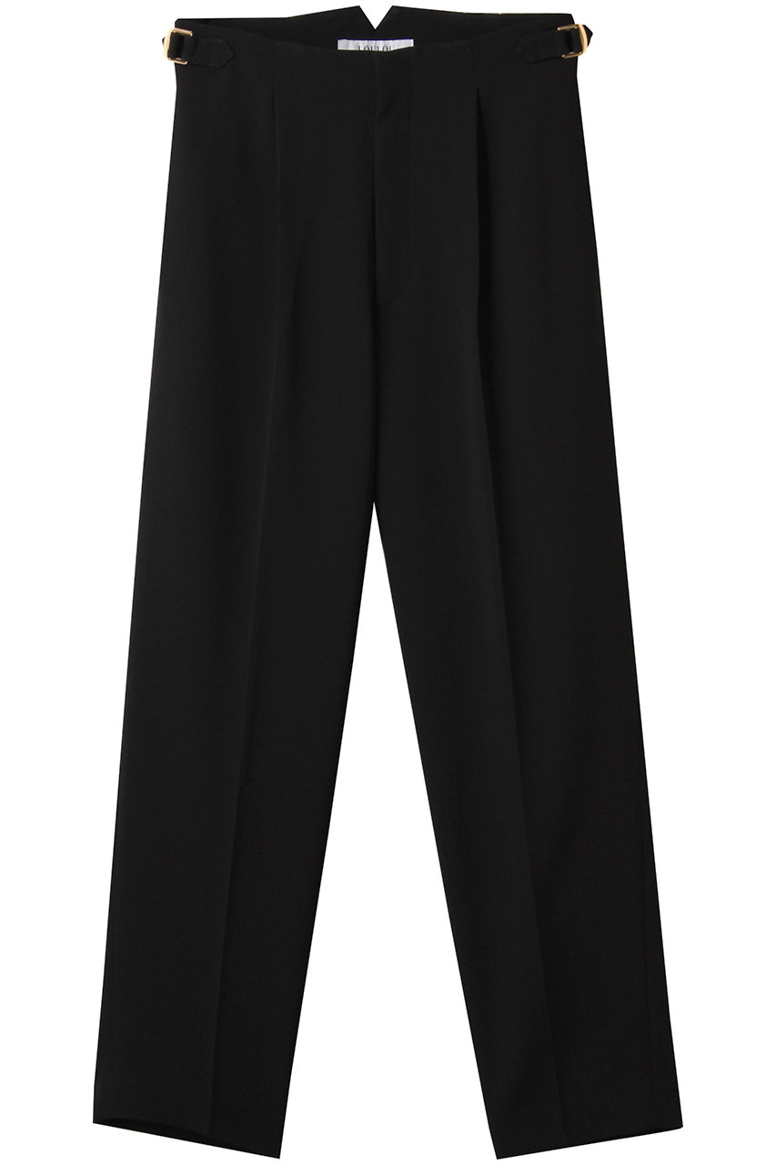 allureville 【LOULOU WILLOUGHBY】ハイバックテーパードパンツ (ブラック, 2) アルアバイル ELLE SHOP