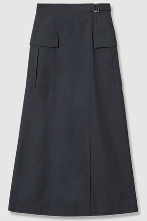 アルアバイル/allurevilleのツイルストレッチサファリスカート(110700/110703)