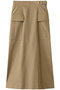 ツイルストレッチサファリスカート アルアバイル/allureville ベージュ