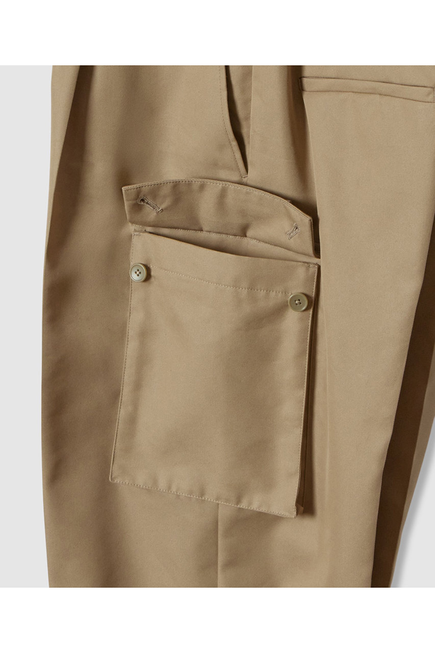 allureville(アルアバイル)｜オーガニックギャバカーゴパンツ/ベージュ