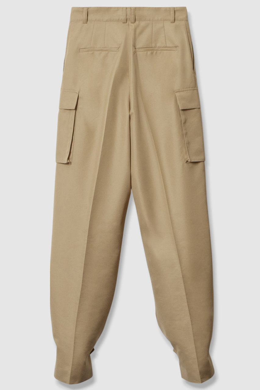 allureville(アルアバイル)｜オーガニックギャバカーゴパンツ/ベージュ