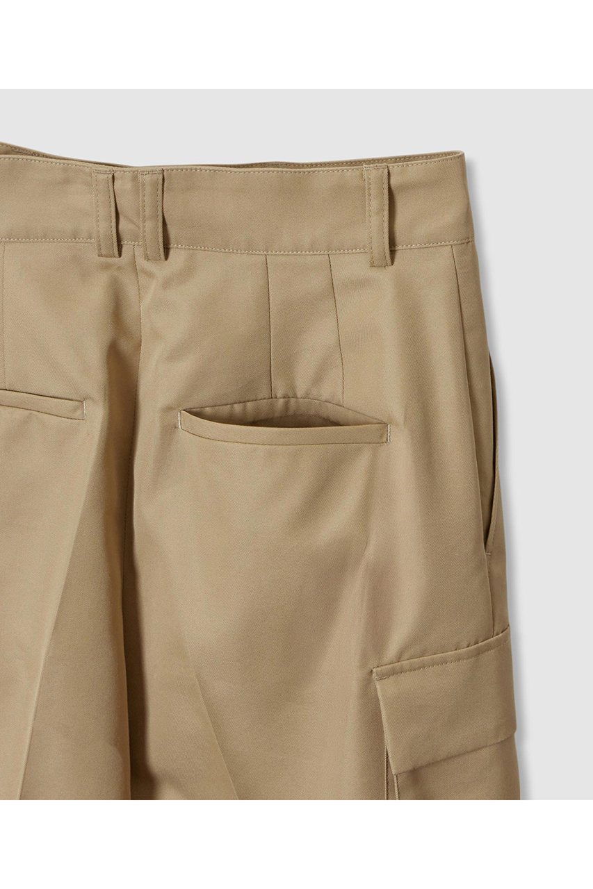 allureville(アルアバイル)｜オーガニックギャバカーゴパンツ/ベージュ