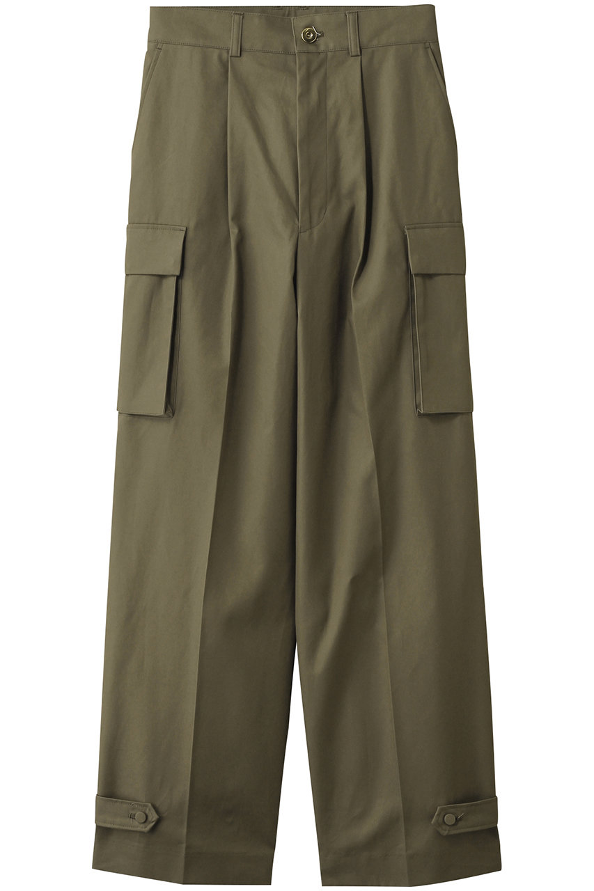 allureville オーガニックギャバカーゴパンツ (カーキ, 2) アルアバイル ELLE SHOP allureville オーガニックギャバカーゴパンツ (カーキ, 2) アルアバイル ELLE SHOP