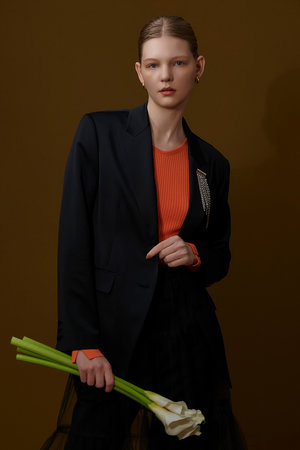 アルアバイル/allurevilleのバックレイヤードジャケット(110800/110801)