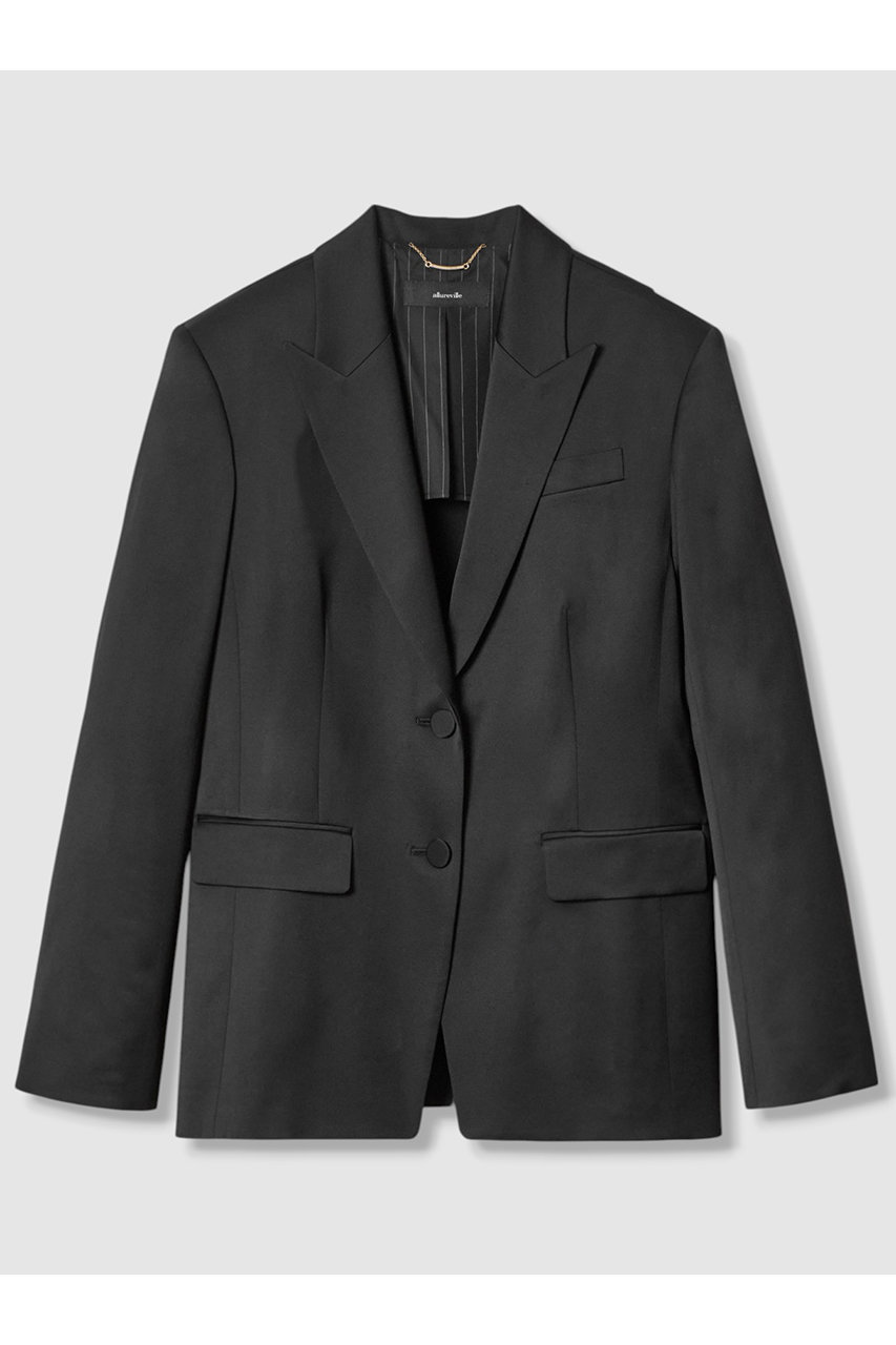 allureville バックレイヤードジャケット (ブラック, 2) アルアバイル ELLE SHOP allureville バックレイヤードジャケット (ブラック, 2) アルアバイル ELLE SHOP