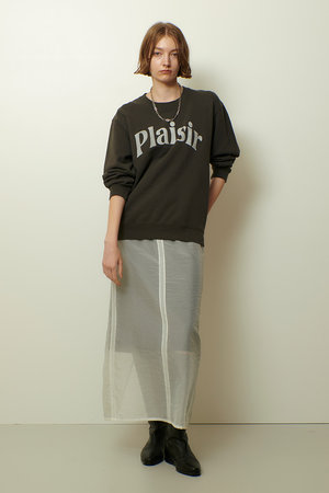 アルアバイル/allurevilleのシアーレイヤードタイトスカート(110700/110703)