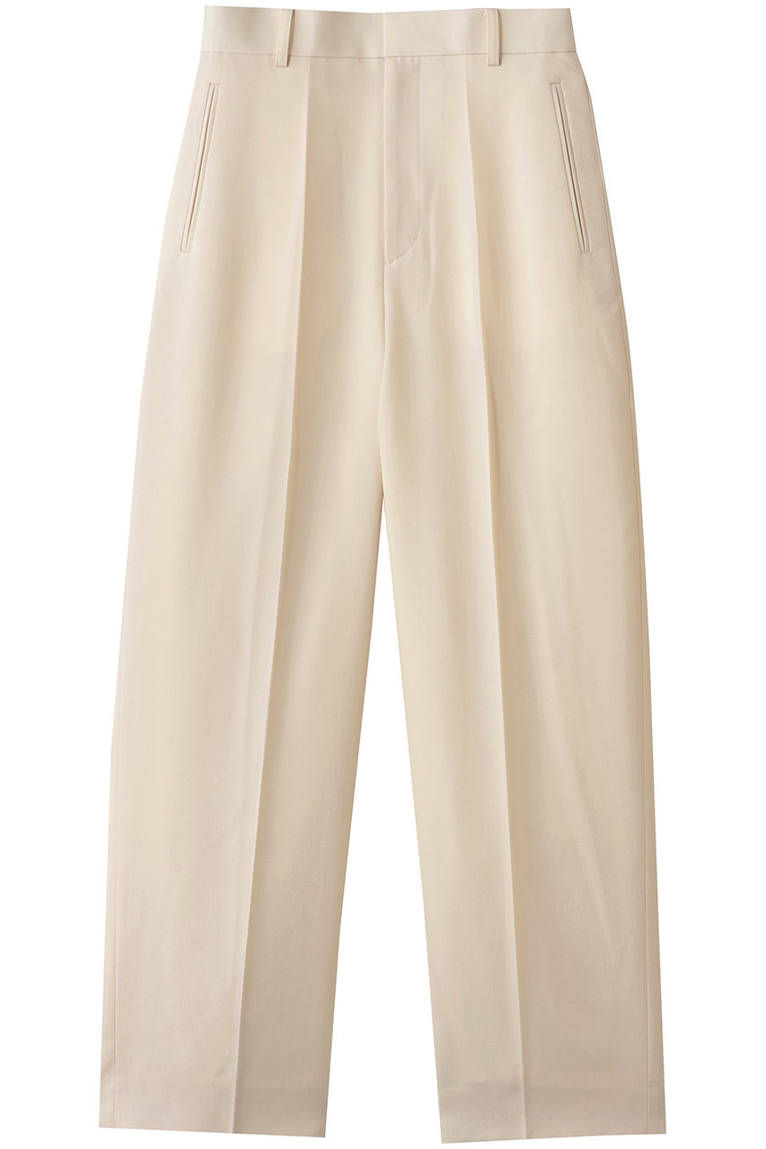 アルアバイル/allurevilleのドライウールカーブライントラウザー(アイボリー/20252012080-04-020)