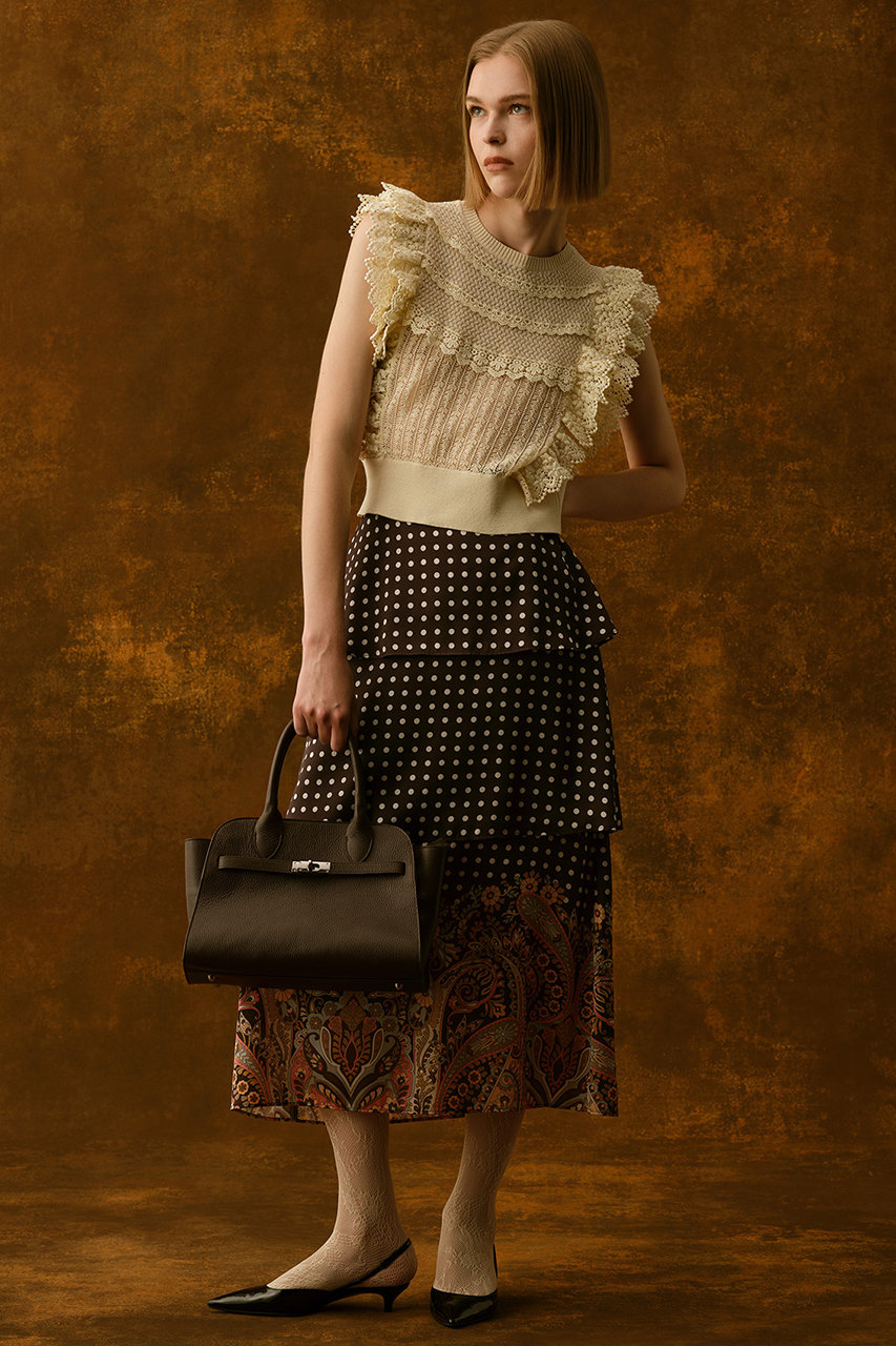 【美品✨】LOULOU WILLOUGHBY フリルスリーブニットプルオーバー LOULOU WILLOUGHBY（ルルウィルビー）の「【LOULOU WILLOUGHBY