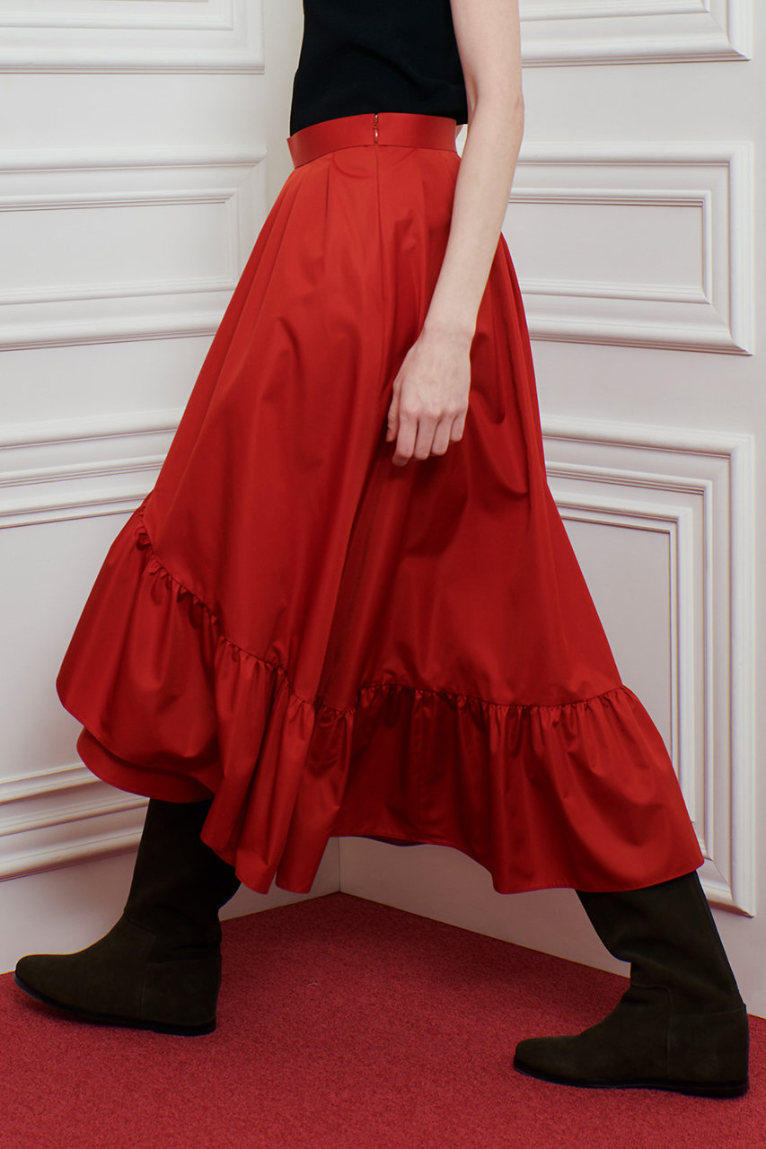 アオミドロ　&ellecy 和道具スカート(赤) アオミドロ様専用 &ellecy 和道具スカート(赤)