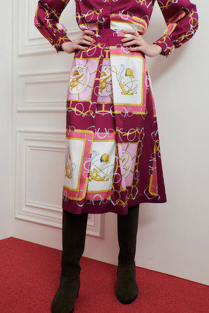 アルアバイル/allurevilleの【Loulou Willoughby】RATTIジョッキープリントスカート(110700/110702)