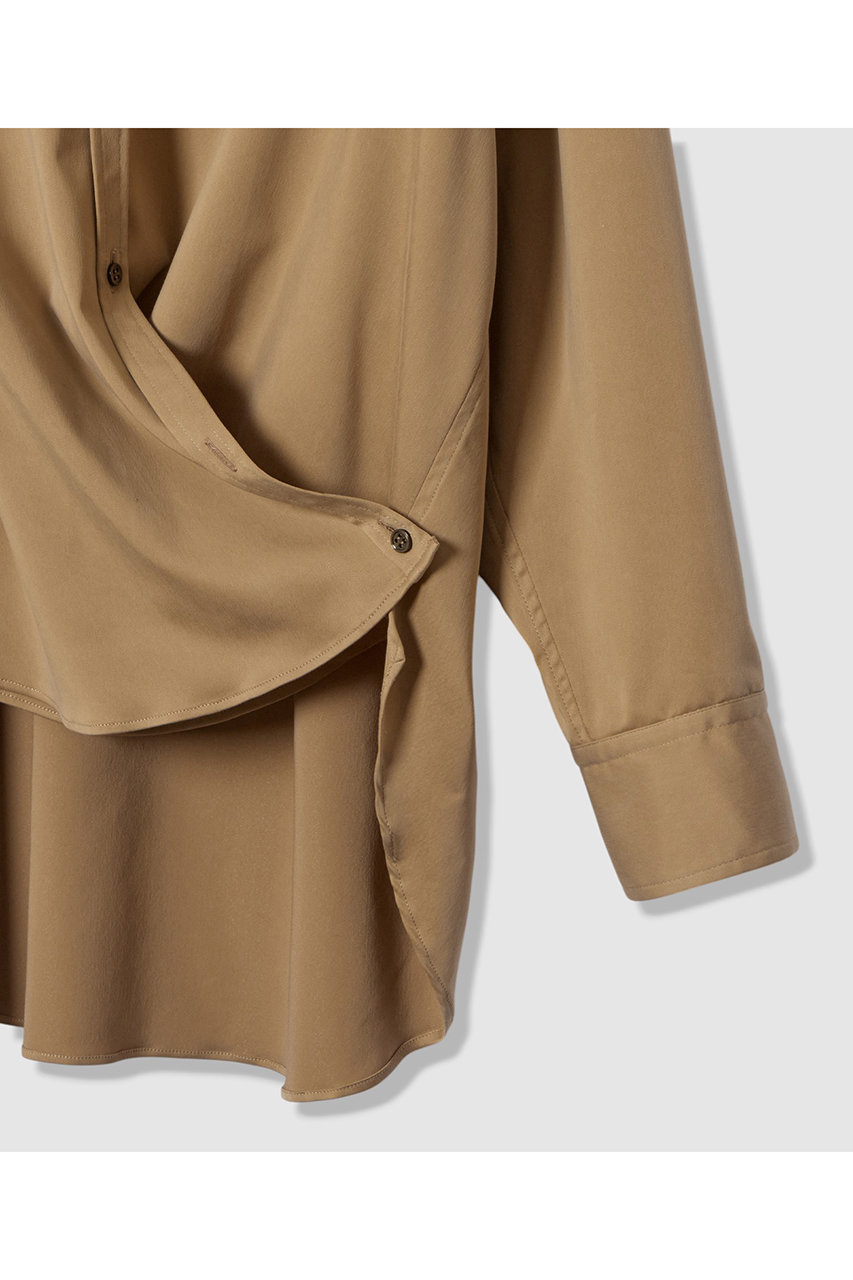 allureville(アルアバイル)｜フィブリルカシュクールシャツ/ベージュ