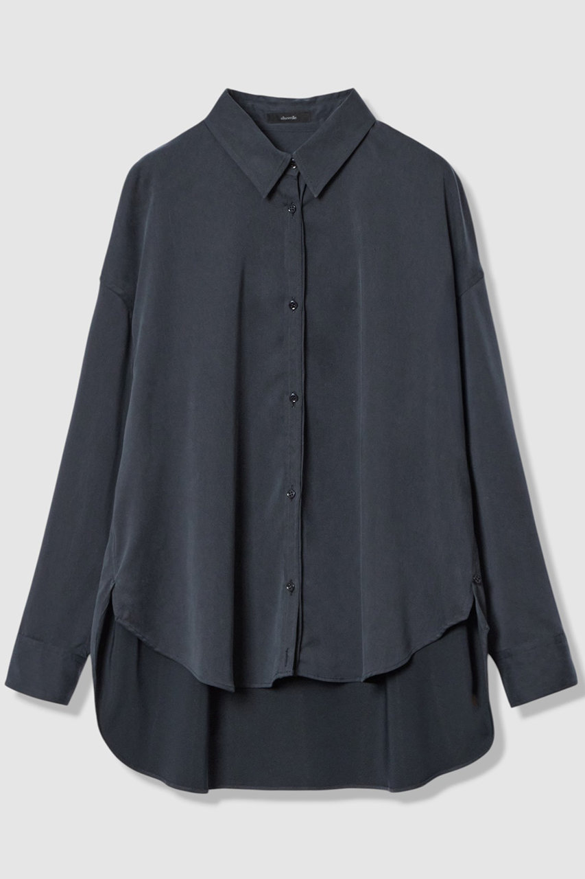 allureville フィブリルカシュクールシャツ (ネイビー, 2) アルアバイル ELLE SHOP allureville フィブリルカシュクールシャツ (ネイビー, 2) アルアバイル ELLE SHOP