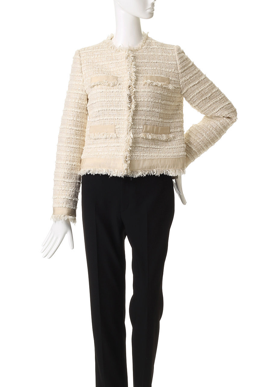 allureville(アルアバイル)｜ジオリカツイードラウンドネック