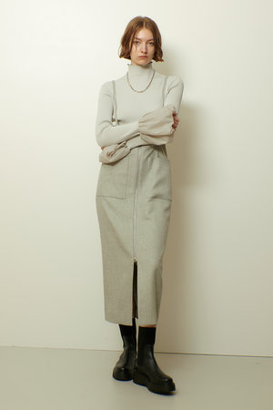 アルアバイル/allurevilleのメランジピンヘッドサススカート(110700/110703)