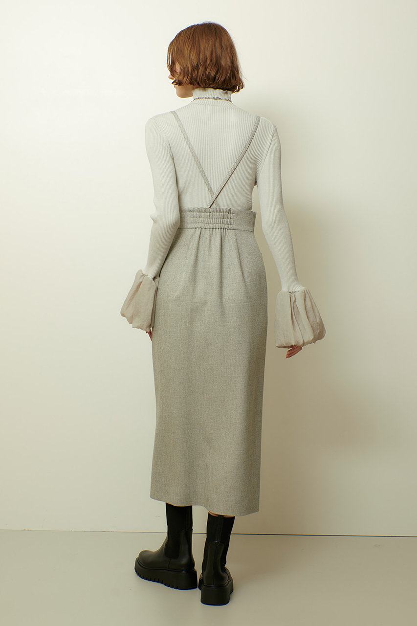 allureville(アルアバイル)｜メランジピンヘッドサススカート/オフ