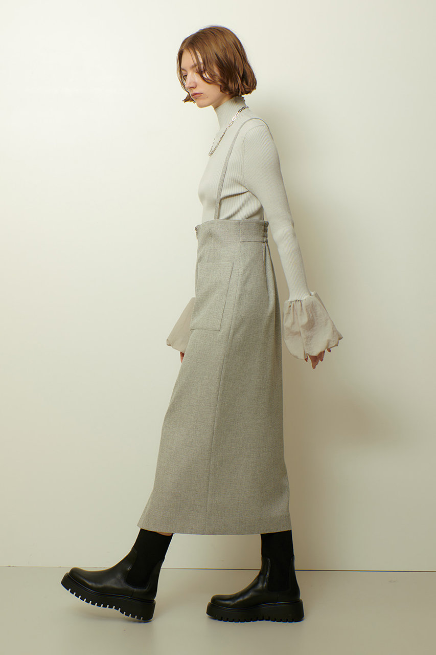 allureville(アルアバイル)｜メランジピンヘッドサススカート/オフ