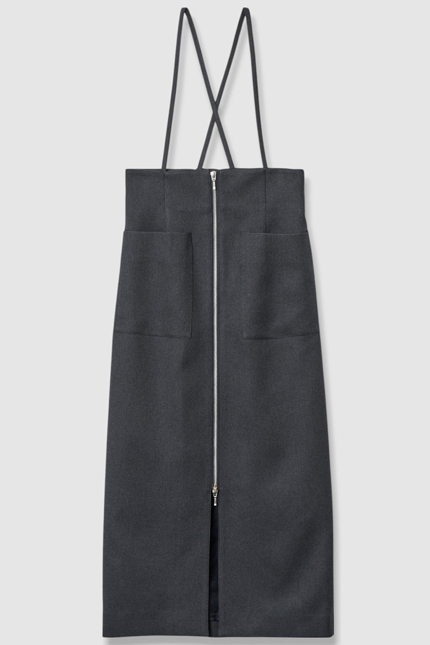 アルアバイル/allurevilleのメランジピンヘッドサススカート(ネイビー/20252011150-02-020)