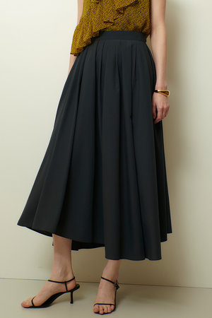 アルアバイル/allurevilleのタイプライターイレギュラーヘムスカート(110700/110703)