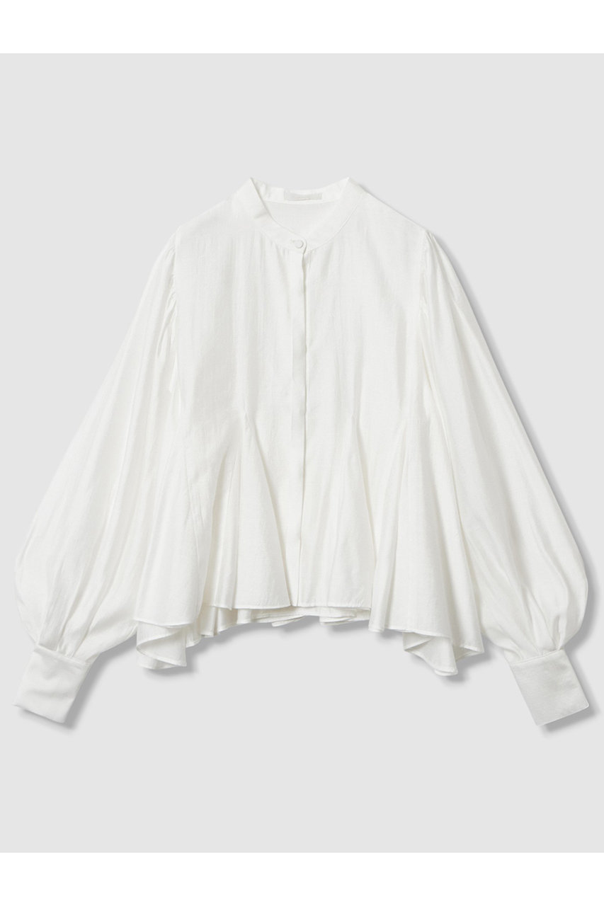 allureville ヘムマチフレアブラウス (オフホワイト, 2) アルアバイル ELLE SHOP allureville ヘムマチフレアブラウス (オフホワイト, 2) アルアバイル ELLE SHOP