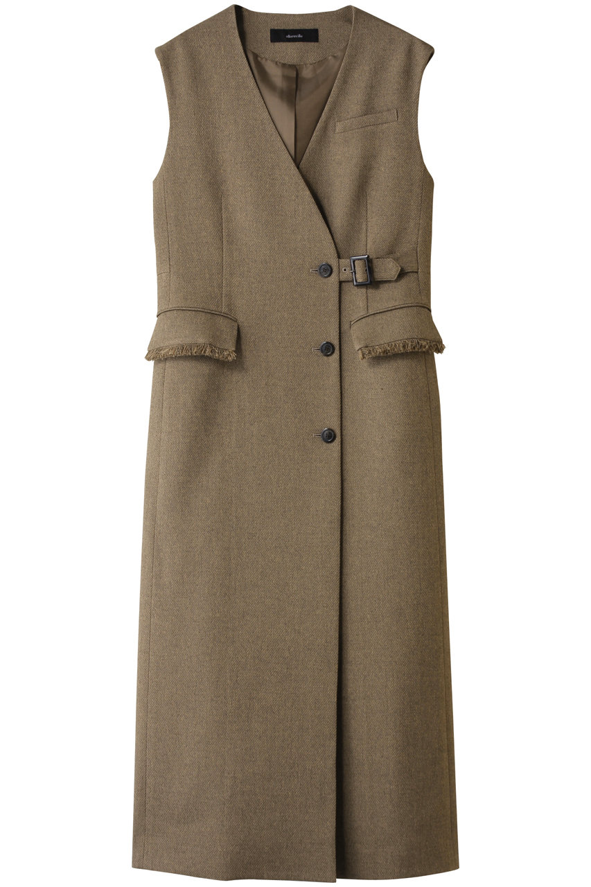 allureville(アルアバイル)｜ツィードライクロングジレワンピース