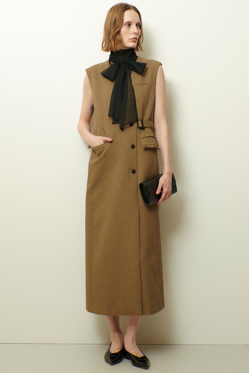 allureville(アルアバイル)｜ツィードライクロングジレワンピース