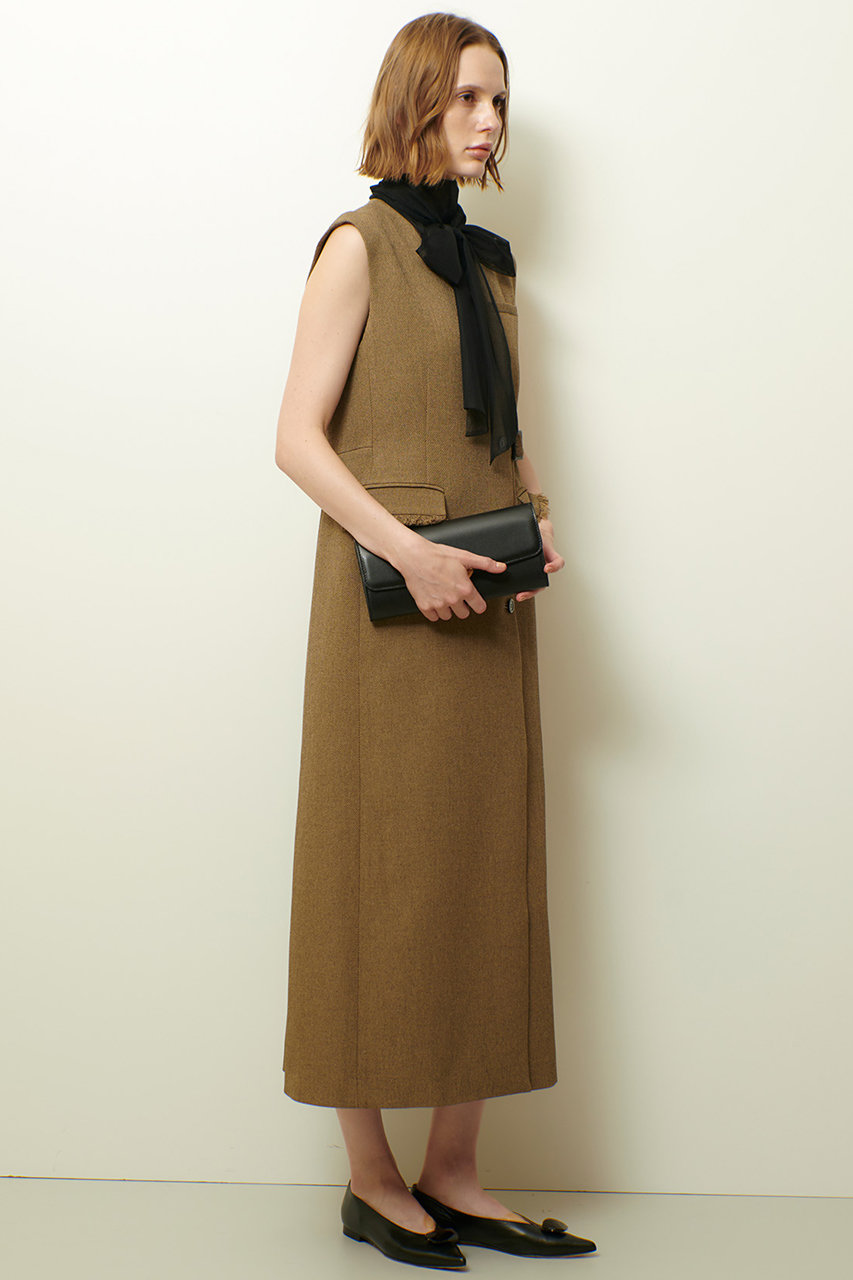 allureville(アルアバイル)｜ツィードライクロングジレワンピース