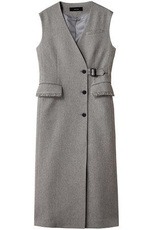 アルアバイル/allurevilleのツィードライクロングジレワンピース(110500/110503)