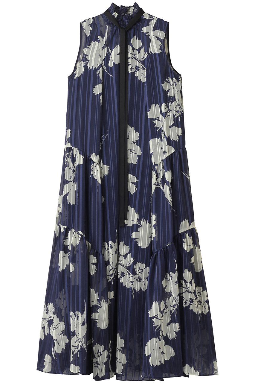 allureville シャドウストライプヨウリュウワンピース (ブルー, 1) アルアバイル ELLE SHOP allureville シャドウストライプヨウリュウワンピース (ブルー, 1) アルアバイル ELLE SHOP