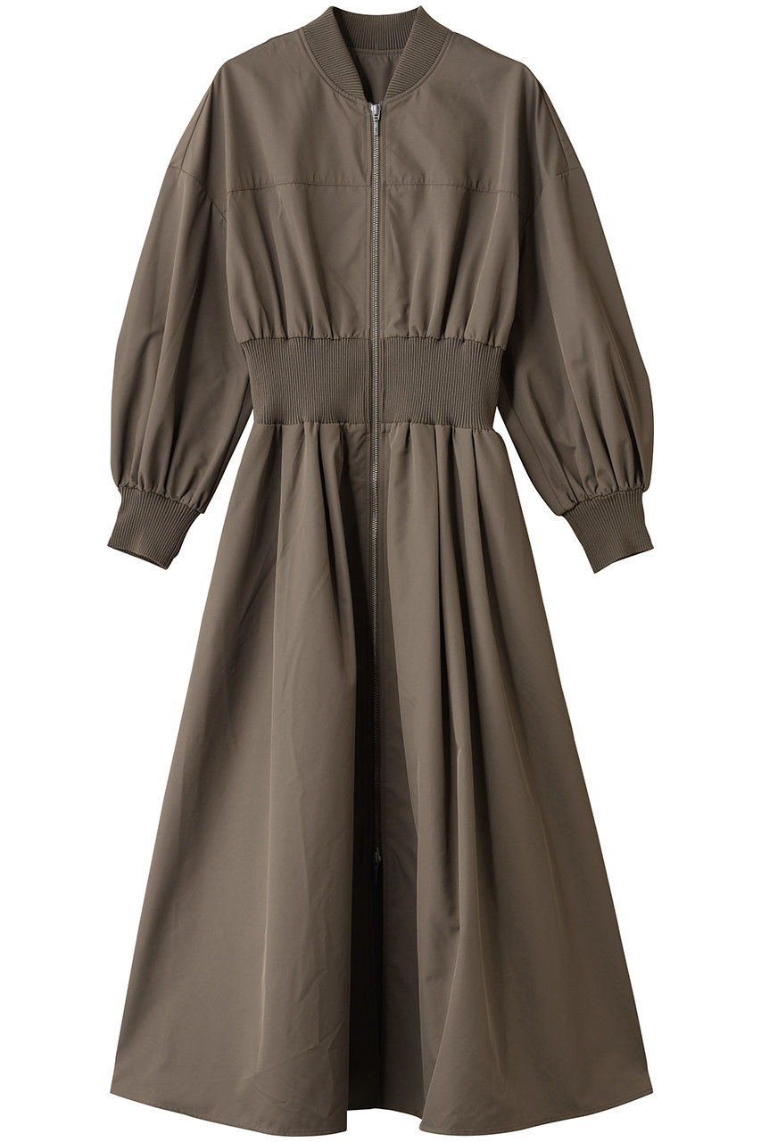 allureville ボンバーワンピース B (モカ, 2) アルアバイル ELLE SHOP allureville ボンバーワンピース B (モカ, 2) アルアバイル ELLE SHOP