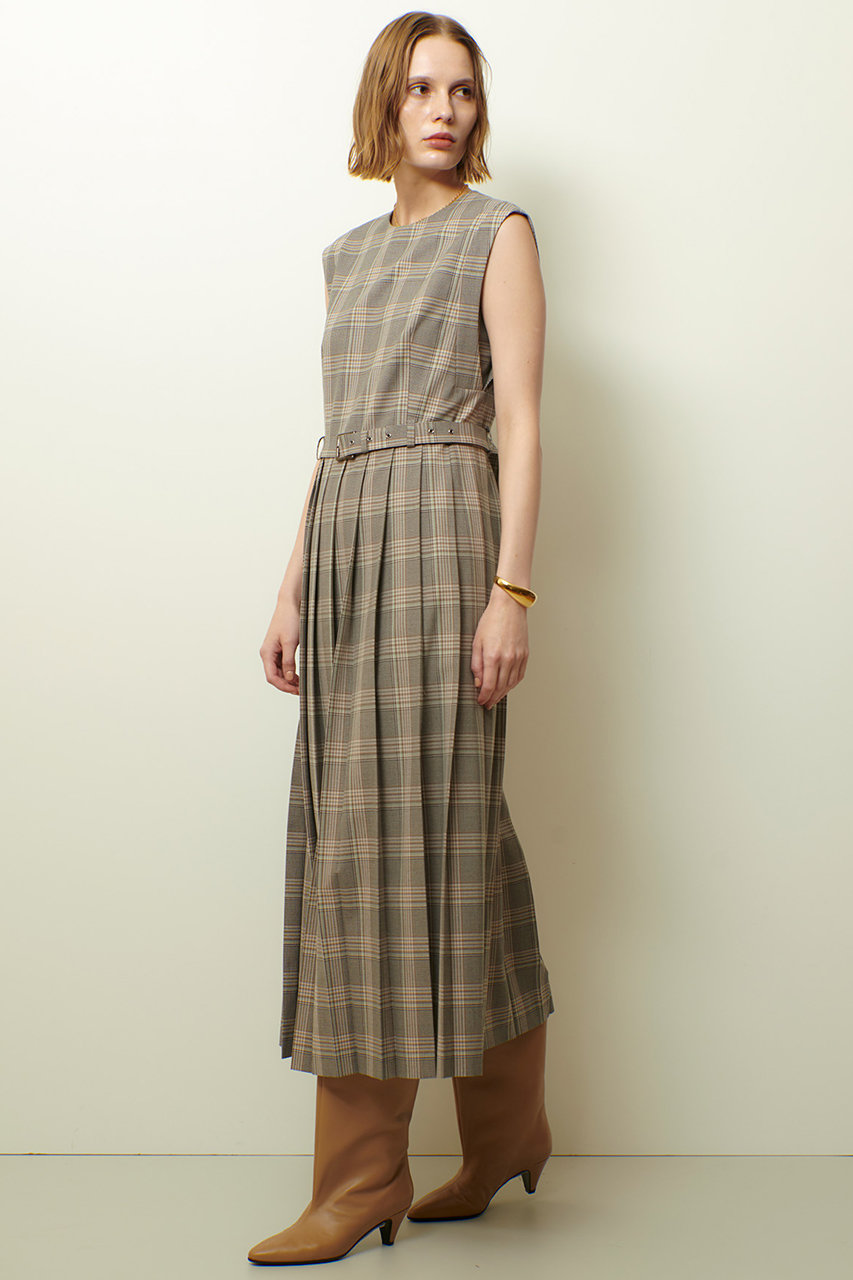 allureville(アルアバイル)｜サイドスリットプリーツロングワンピース