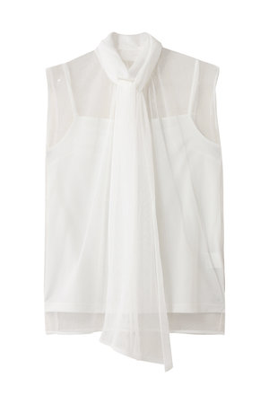 アルアバイル/allurevilleのシアーチュールボウプルオーバー(110400/110401)