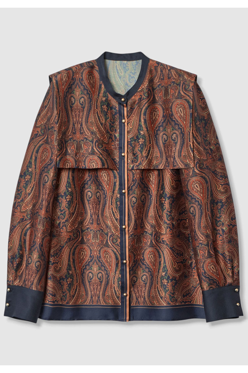 OFFICINAペイズリープリントブラウス