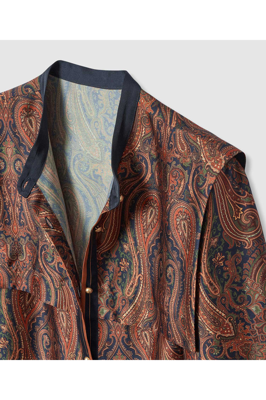 allureville(アルアバイル)｜OFFICINAペイズリープリントブラウス