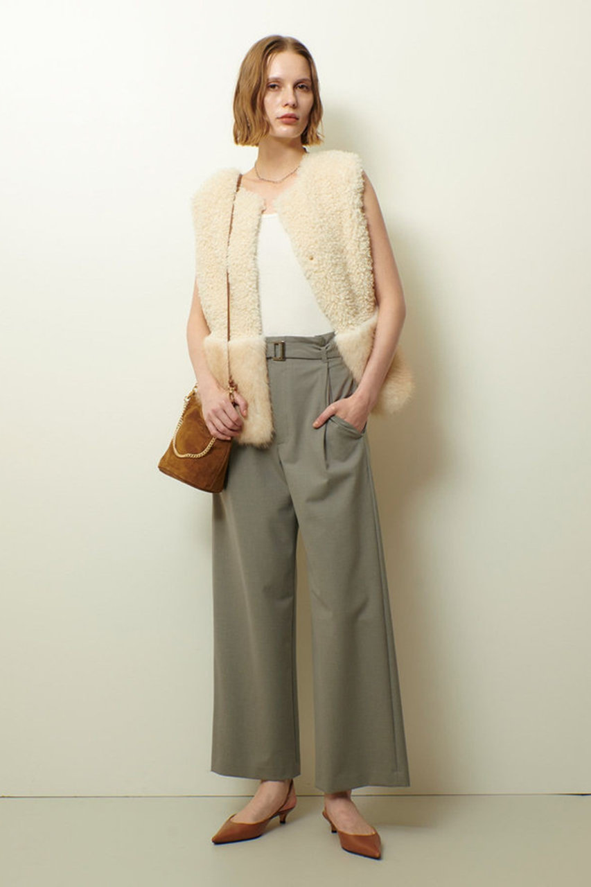 2000円お値下げしました！allureville フェイクボアコンビニットジレ フェイクボアコンビニットジレ|allureville OFFICIAL SITE / ONLINE